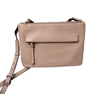 VINCE CAMUTO Crossbody Bag Light Pink Pebble Leather Gally Handbag